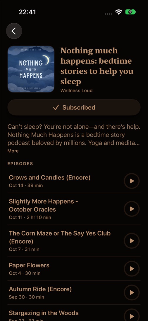 A show in the Ember theme